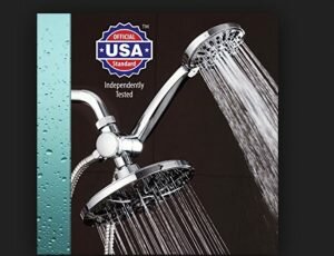 Hydroluxe Full-Chrome 24 Function Ultra-Luxury 3-Way 2 in 1 Shower Head/Handheld Shower Combo.