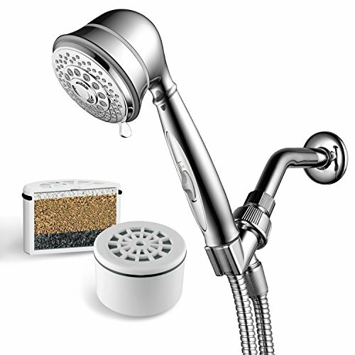 AquaCare By HotelSpa 7-Setting Filtered Handheld Shower Head with Patented ON/OFF Pause...
