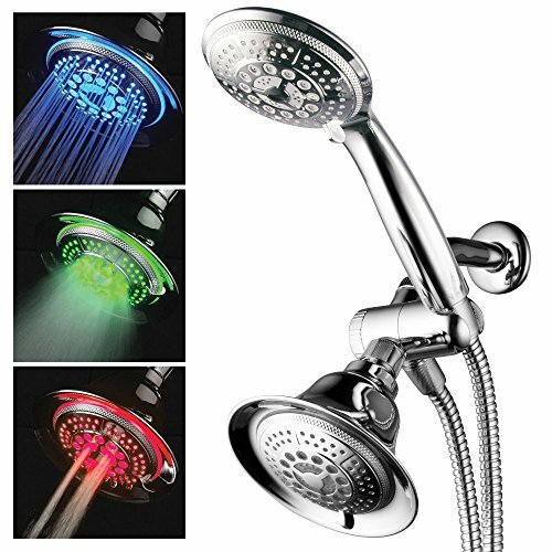 HotelSpa Shower Combo with LED Shower Head. High-Performance 2 in 1 Combination...