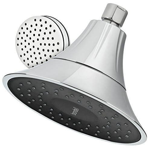 VivaSpring Filtered Shower Head FSH25-CB | Chrome Finish with Obsidian face and...