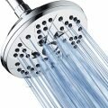High Pressure 6-inch / 6-Setting Premium Rain Shower Head by AquaDance for...
